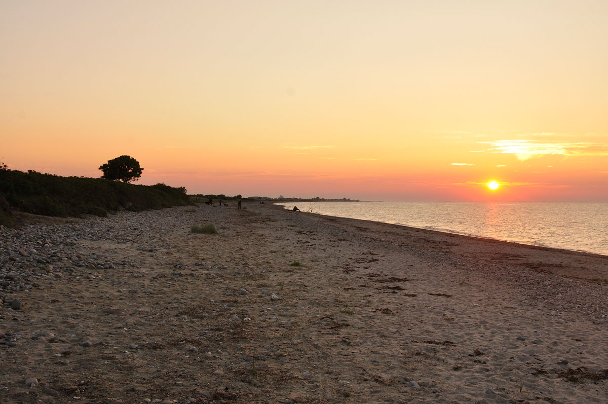 Sonnenuntergang am Strand